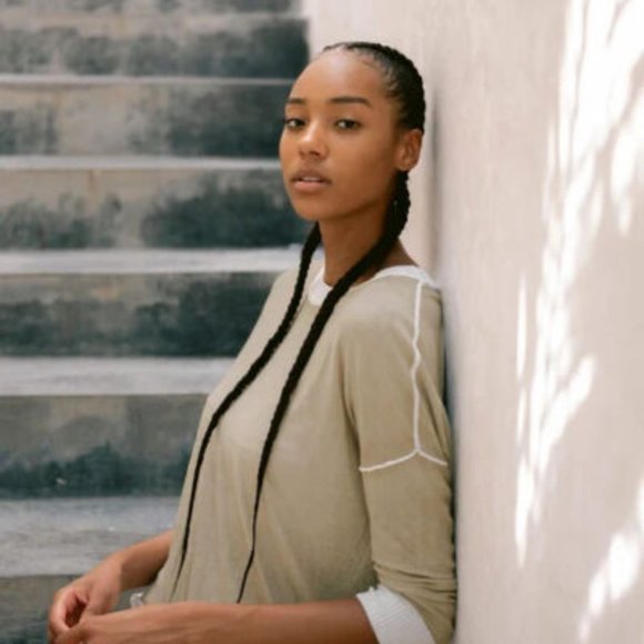 Mersea Saltwash Sweater Long Sleeve Top Oyster Beige Mer Sea Size Large H13744 - Picture 11 of 11